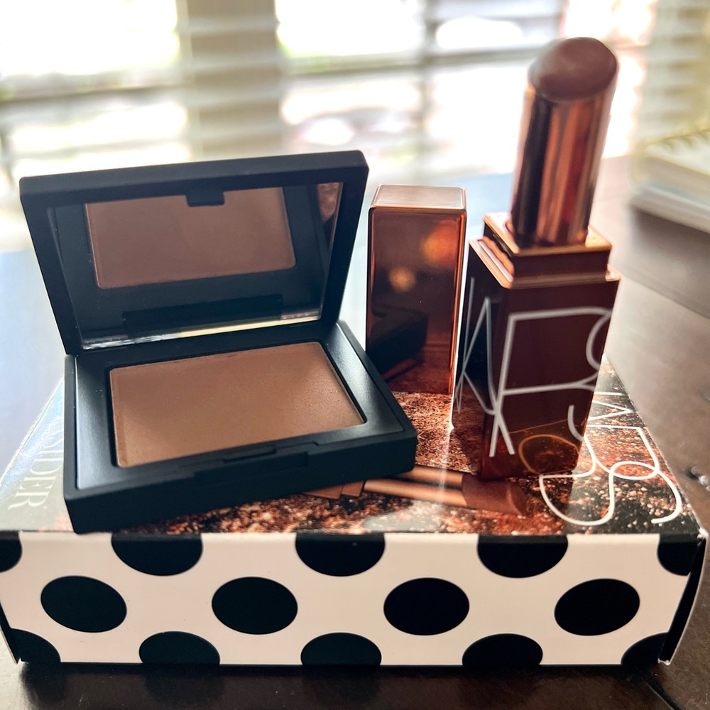 NARS Bronzer and Lipstick Set - Rich Brown Shades